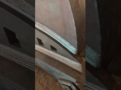 Excavadora de espessura de 100 mm Ripper de rocha Q355B Ripper de placa de reforço forte