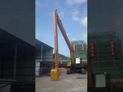 Excavadora robusta versátil com uma configuração de ligação Q345B Q690D