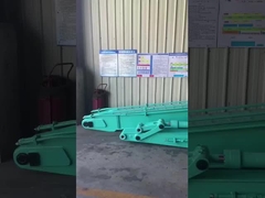 Excavadora de longo alcance Boom e braço 18m com balde para SK210